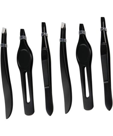 minkissy 1 Holly Headband Slant Tip Tweezers Ingrown Hair Tweezers Makeup Kits Women Eyebrow Tweezers Mini Slant Tweezer Facial Tool Blackhead Tweezers Willow Leaves Make up Miss 9x1cm Black - Buy Online on GoSupps.com