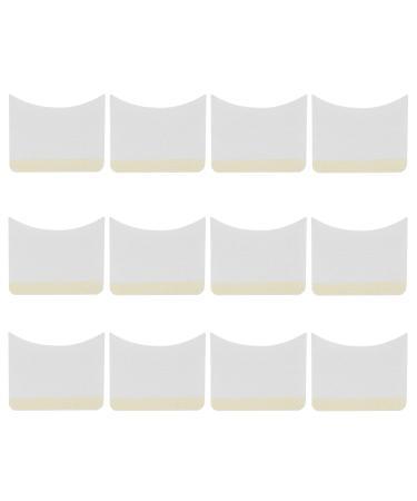 FOMIYES 160pcs Planting Remover Eyelashes Eyelash Grafting Clean Pads Esthetician Supplies Eyelash Extension Safe Eyelashes Cleaner Pads White Woman Nail Non-woven Fabric Glue