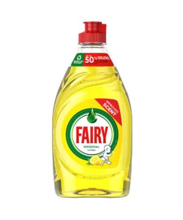 Fairy Original Washing Up Liquid with LiftAction Lemon 383 ML x Case of 10