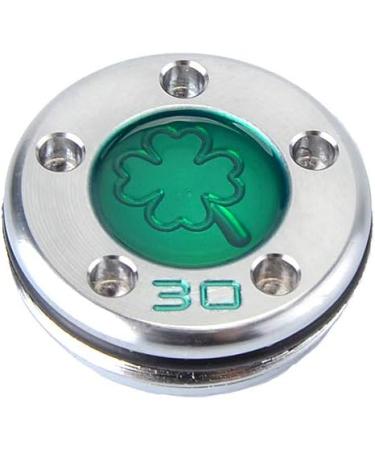 GOOACTION Custom Golf Putter Weights - Green Lucky Four-Leaf Clover (2PCS) - Compatible with Newport, Studio California, GoLo, Futura X Series - 30.0g - Buy Online on GoSupps.com