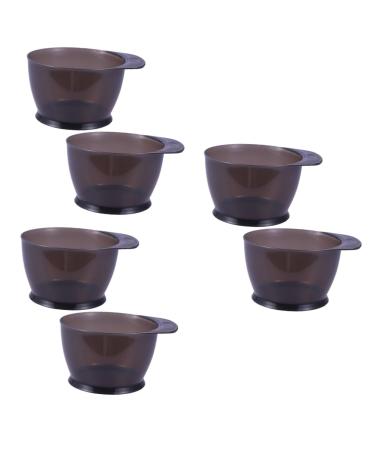 Frcolor Tool 6 STK Mixing Hair Color Permanent Friseur Color Shells Hair Color Kit Self-Harbian bowl Friseur ferry fermentary coal Hair dyeing board slipproof dye 15.5*10.4cmx3PCs as shown x 3 pieces