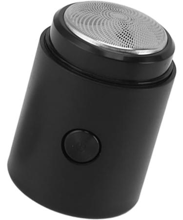 EMUKOEP Mini Electric Beard Trimmer for Men - Rechargeable Portable Pocket Grooming Tool for Mustache Stubble & Body Hair - Glossy Black - Buy Online on GoSupps.com