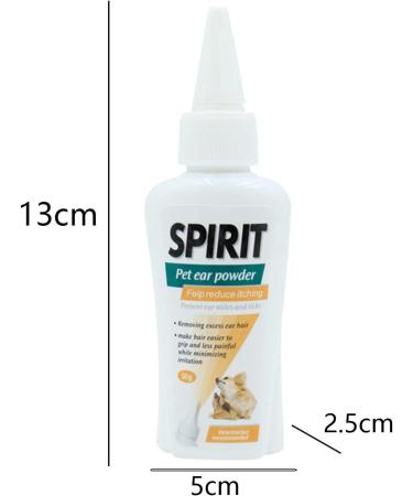 Pet Ear Powder Simple to Use Pet Groomer Powder for Hair Removal Painless Pet Plucking Powder Pet 50g - Buy Online on GoSupps.com