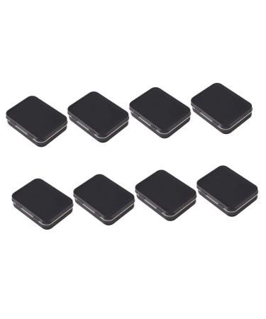 NUOBESTY 8pcs Box Jewelry Boxes Storage Cubes with Lid Mini Tea Tins Mini Rectangular Tin Candy Box Rectangle