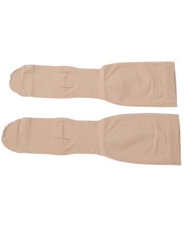 Compression Socks Lightweight Prevent Blood Clots Knee High Varicose Vein Stockings with Tight Toe for Breastfeeding (3XL)