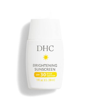 DHC Brightening Sunscreen SPF 30 | Mineral-Based Broad Spectrum Protection | Skin-Brightening Formula | Fragrance and Colorant Free | 1 fl. oz - Buy Online on GoSupps.com