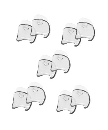 Angoily 10 STK shaver holder manual razor hanger hook for shower rasier hooks for shower razor holder for shower razor storage suction cup toilet items plastic