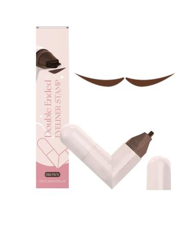 Extreme Wing Stamp | Women's Makeup Stamp with 2 Tips Gel Stencil Precise Cosmetics Journal Gift for Bride Wife Beginners Mothers