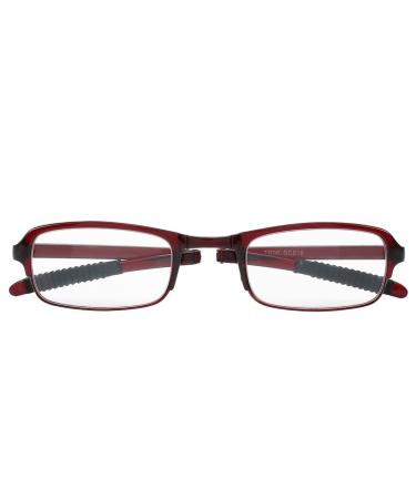 Portable Foldable Reading Glasses for Presbyopia - Lightweight 2 Colors Fatigue Relief (4.0 Red) - Buy Online on GoSupps.com