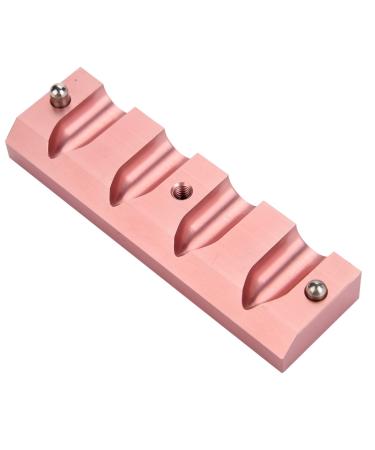 DIY Lipstick Maker Makeup Cosmetics Lipstick Silicone Making Tool Set Aluminum Alloy Rose Gold Dual Uses Lip Balm Maker Tool 2 Holes (4 Holes)