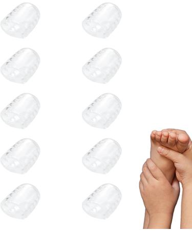 Little Toe Protectors - 10 Pack Silicone Toe Covers for Anti-Friction Protection | Soft Elastic Transparent for Walking Running Blisters & Corns - Buy Online on GoSupps.com