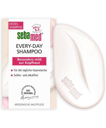 sebamed Every-Day Solid Shampoo for daily hair washing - Protects against drying out - Microplastic-free - 80 g - Buy Online on GoSupps.com