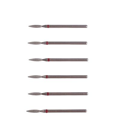 6pcs Pro Diamond Nail Drill Bit Set with Case for Nail Salon Manicure - Buy Online on GoSupps.com