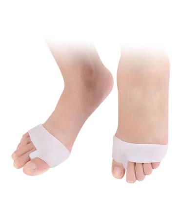 Shoe Insoles 1pair Toe Spacer for Bunion Big Big Toe Protectors Women Splitter Gasket White Split Toes Forefoot Pad Toe Spacers for Feet Women Forefoot Pads for Women