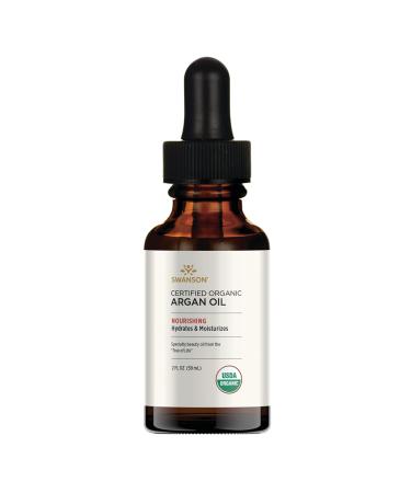Swanson Certified Organic Argan Oil 2 fl Ounce (59 ml) Liquid