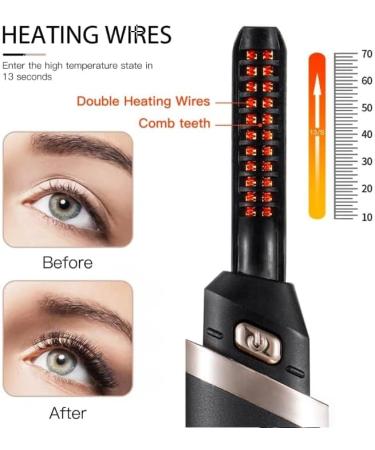 Kelly Glover Hair and Beauty Heated USB Eyelash Curler harmless lash curler portable take anywhere with you comes with usb - Buy Online on GoSupps.com