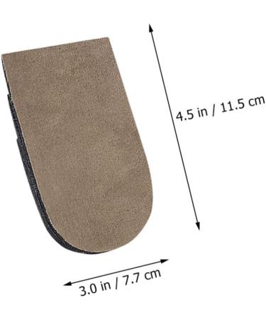NOLITOY Heightening Half Pad - Breathable Heel Insoles for Men & Women | 5 Pairs Convenient Height Lift Inserts | Portable Rubber Shoe Pads - Buy Online on GoSupps.com