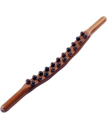 Wooden Gua Sha Scraping Massage Tool Set - 2 Portable 58cm Pieces for Body Legs & Arms | International Shipping - Buy Online on GoSupps.com