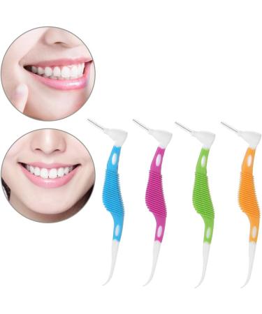 Soft Interdental Brushes Set | 8 pcs Dental Care Tools for Braces Bridges & Oral Hygiene - Dispo Tootfor HPIcks - Buy Online on GoSupps.com