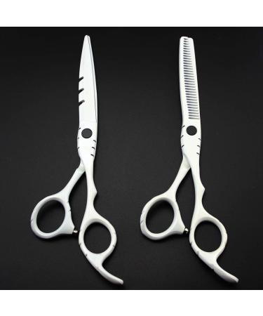 Hair Cutting Scissors 6 Inch Professional JP 440c Steel White Scissor Hair Scissors Haircut Thinning Barber Cutting Shears Hairdresser Scissors Set - Buy Online on GoSupps.com