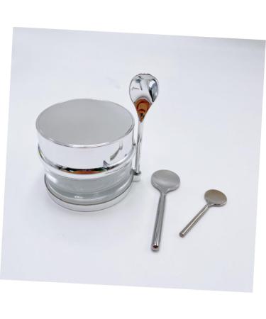 POPETPOP Cuill re De Soin Peau Pour Masque Facial Applicateur De Cr me Outil De Beaut Pour Cosm tiques 7.00X2.10X1.00CM argent - Buy Online on GoSupps.com
