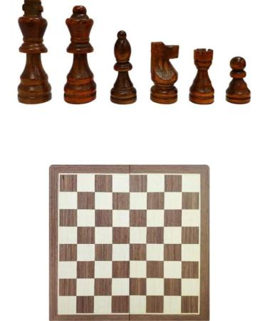 Set Wooden Set with Magnetic Checkerboard Foldable Portable Set for Kids/Children Adults (Color : Wood Size : 39x39x3cm) (Wood 39x39x3cm) - Buy Online on GoSupps.com