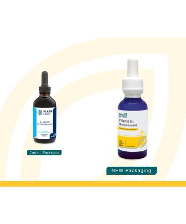 Klaire Labs B12 Liquid Drops 1mg - Active Methylcobalamin for Efficient Absorption - Hypoallergenic Vitamin B12 Supplement - 30ml - Buy Online on GoSupps.com