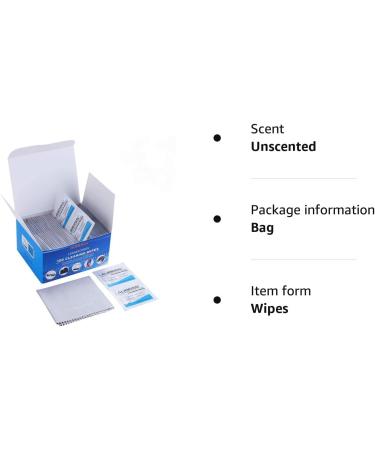 Pre-moistened Lens and Glass Cleaning Wipes Portable Screen Wipes Travel Cleaner for Glasses Camera Cell Phone Smartphone Tablet and Other Delicate Surfaces (100 pack) - Buy Online on GoSupps.com