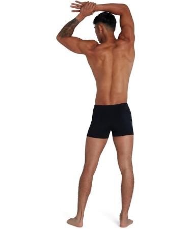 Speedo Men's Boom Logo Splice Aquashort 8 - Black/Oxide Grey | Fast International Shipping - Buy Online on GoSupps.com