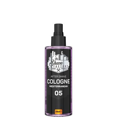 the shave factory After Shave Cologne Series (05 Mediterranean 250ml (8.45 fl. oz)) 05 Mediterranean 8.45 Fl Oz (Pack of 1)