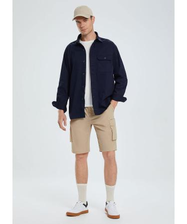 BALEAF Men's Cargo Hiking Shorts - Quick Dry Stretchy Outdoor Shorts - XX-Large Khaki - Buy Online on GoSupps.com