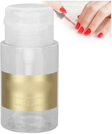 Nail Polish Remover Pump Bottle Dispenser 150ml Push Down Cleanser Dispenser Bottle Travel Empty Liquid Container for Nail Varnish Remover & Makeup Remover Nail Art Tool - Buy Online on GoSupps.com