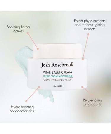 Josh Rosebrook Vital Balm Cream - Antioxidant-Rich Moisturizer for All Skin Types - 22mL/.75 Oz - Buy Online on GoSupps.com