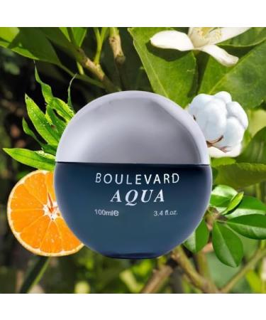 Boulevard Aqua Aromatic Aquatic fragrance for Men Eau De Parfum 3.4 F.L Oz - Buy Online on GoSupps.com