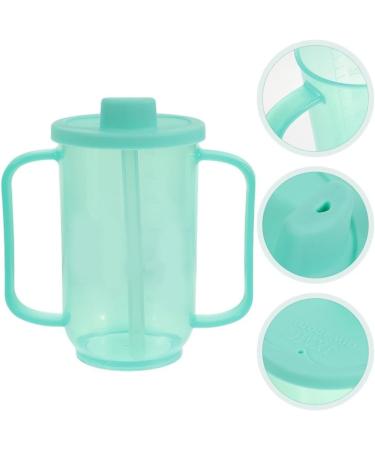 Adult Dysphagia Drinking Cup No-Spill Sippy Cup with Dual Handles Choking-Proof Cup for Limited Mobility and Handicap Spill-Proof Cup with Lid for Adults - Buy Online on GoSupps.com