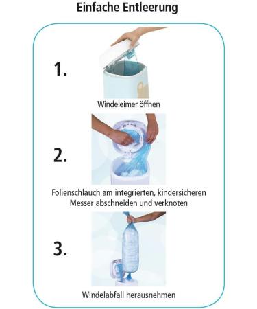 Angelcare Original Refill Cassettes XL - Pack of 6 Lasts Up to 12 Months Eco-Friendly 5x Less Foil Consumption - Buy Online on GoSupps.com