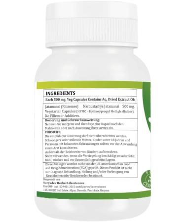  Morsan Healthcare Morsan Healthcare Jatamansi (Nardostachys jatamansi) Capsules | Pack of 60 x 500 mg Vegetarian Capsules | Natural Natural - Buy Online on GoSupps.com