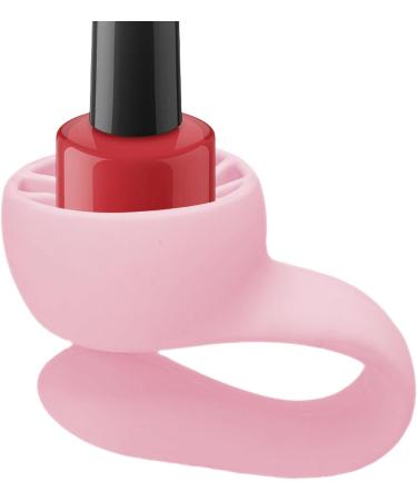 Nail Polish Holder Wearable Anti-Spill Nail Polish Holder - Strong Grip Airlock Suction Silicone Nail Polish Bottle Holder Tools Accessories Sakura Powder - Buy Online on GoSupps.com
