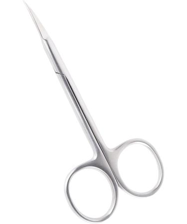 Professional Precise Pointed Tip Cuticle Scissors Stainless Steel Curved Blade Manicure Scissors - Buy Online on GoSupps.com