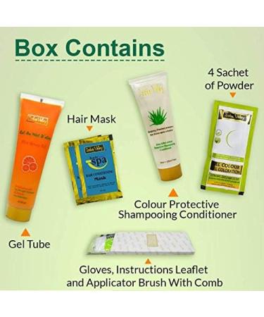 Indus Valley Natural Organic Hair Colour without Damage Gel Hair Colour Ammonia Free Up to 100% Grey Coverage Recommended by Doctors Organic Natural Certified Dark Brown 3.00 (20 g + 200 ml) - Buy Online on GoSupps.com