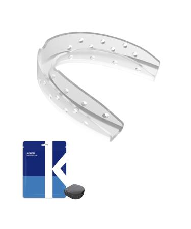 KOHEEL KOHEEL MGS Pack of 4 Professional Dental Splints for Teeth Grinding - Thin Anti-Bite Splint (4 Large)