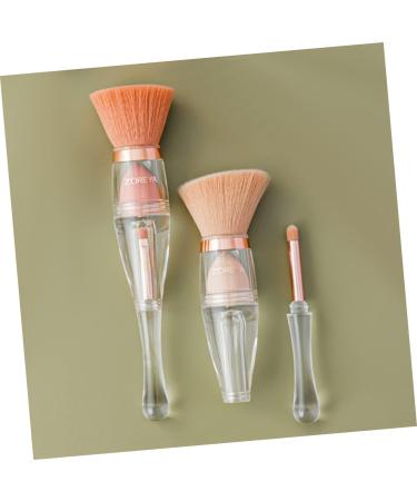 Angoily Powder Brush Makeup Brush Portable Brush Travel Powder Brush Blush Brush Foundation Brush for Powder Makeup Brush for Makeup Women s Suits Miss Cosmetics Acrylic 4 in 1 - Buy Online on GoSupps.com