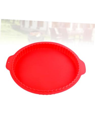 Zerodeko 1pc Muffin Top Pans for Baking Reusable Silicone Baking Cups Cookie Molds Candy Molds Non Stick Silicone Mold Fondant Mold Hand Mold Circle Cookie Cutters Gummy Mold Cake Chocolate 31 X28.5CM Red - Buy Online on GoSupps.com