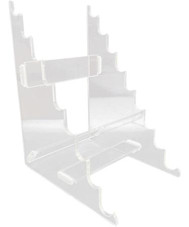 Stand 9-Slots Nail Art Acrylic Holder Clear Display Rack Organizer for Holding Eyebrow Makeup Brush Lxury - Buy Online on GoSupps.com