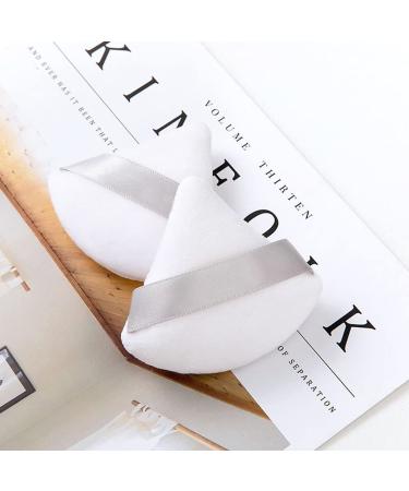 Set of 8 Facial Soft Triangle Puffs and 5 Makeup Mini Puffs for Wet and Dry Makeup Application - Ideal for Powder, Mineral Powder, and Foundation Makeup - Washable Powder Puffs in Black, White, and Mixed Colors - Buy Online on GoSupps.com