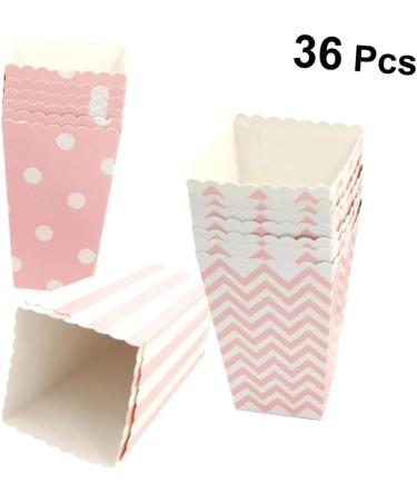 MAGICLULU Cookie Boxes Cardboard 72 Pcs Snack+box Biscuit Popping Corn Wooden Boxes for Gifts Mini Container Mini Paper s Pink Containers Paper Container Party Candy Cartons Dot Cardboard 1 - Buy Online on GoSupps.com