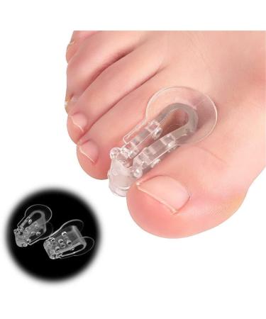 Gel Toe Separator - 2 Pairs Bunion Corrector & Toe Spacers for Men and Women - Toe Straightener & Protector - Reduce Friction, Bunion, and Foot Pain - Buy Online on GoSupps.com