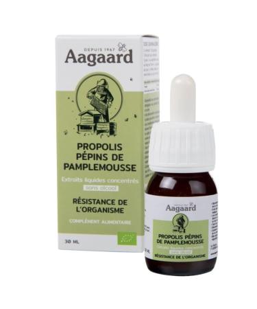 Propolis Drops + Grapefruit Seeds Alcohol-Free 30 ml Aagaard