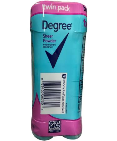Buy Degree Women Antiperspirant Deodorant Stick - Sheer Powder 2.6 oz (Pack of 6) - International Shipping Available - Buy Online on GoSupps.com