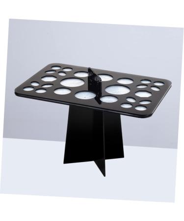 Luxshiny 1pc Makeup Brush Stand & Washing Mat | Best Brush Dryer Rack & Air Drying Pad - Black - Buy Online on GoSupps.com